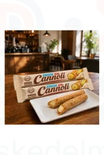 BELISSIMO CANNOLI XXL Ropogós ostyarúd 42 g Banán ízű töltelékkel Kép